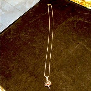 Silver Ballerina Necklace